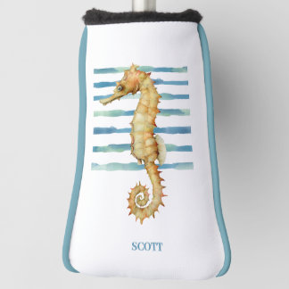 Watercolor Seahorse,   Custom   Golf Head Cover