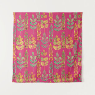 watercolor seamless floral pattern background text tapestry