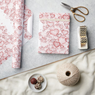 watercolor seamless pattern featuring numerous sof wrapping paper
