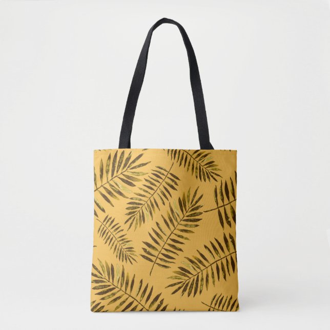 Watercolor seamless pattern with colorful abstract tote bag (Front)