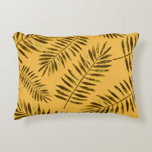 Watercolor seamless pattern with colourful abstrac accent pillow