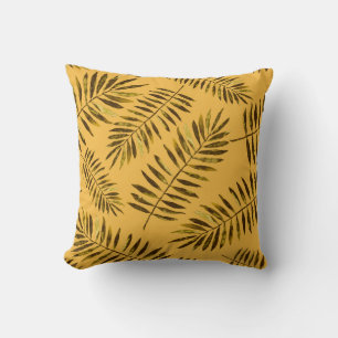Watercolor seamless pattern with colourful abstrac throw pillow