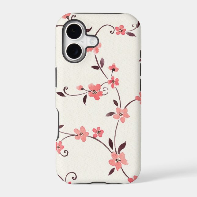 Watercolor seamless pattern with styled spring (Back)