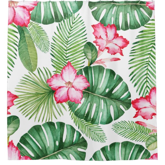 Watercolor seamless tropical pattern (Front)