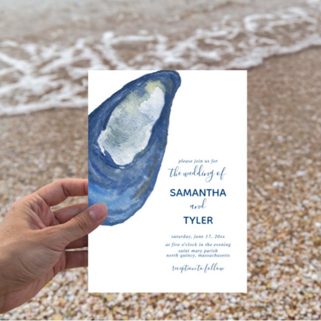 Watercolor Seashell Invitation (Creator Uploaded)