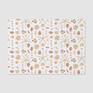 Watercolor Seashells Tissue Paper