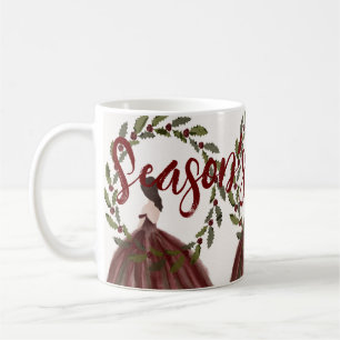 Watercolor Season's Greetings  Coffee Mug