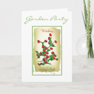 Watercolor Seed Packet Invitations or Note Cards