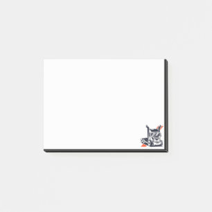 Watercolor Semi truck Tractor Trailer Truck Post-it Notes