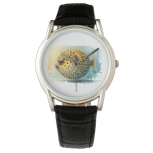 Watercolor Series: Blowfish Watch
