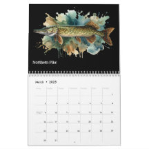 Watercolor Series: Fish Aura 3 Calendar 