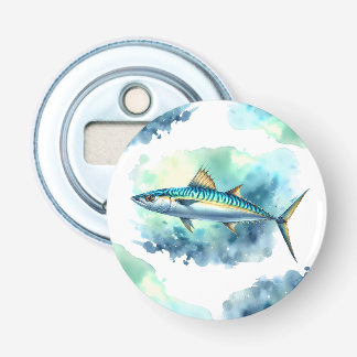 Watercolor Series: Mackerel Bottle Opener