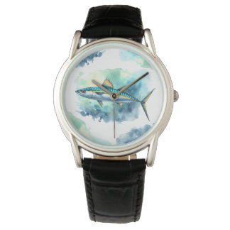 Watercolor Series: Mackerel Watch