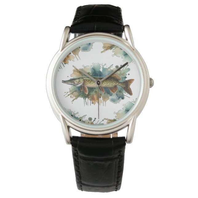 Watercolor Series: Pike Watch (Front)