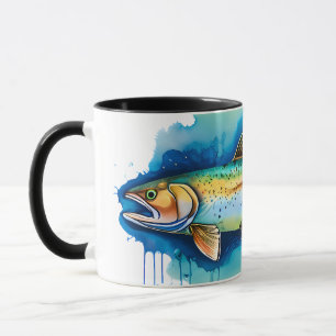 Watercolor Series: Trout/Salmon Mug