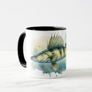 Watercolor Series: Zander/Walleye Mug
