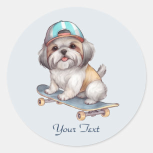 Watercolor Shih Tzu Sticker