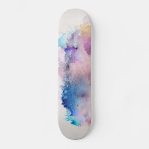 Watercolor Skateboard