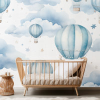 Watercolor Sky Adventure Seamless Pattern