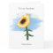 Watercolor Sky Yellow Sunflower Daughter Birthday