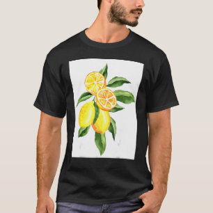 Watercolor sliced and unsliced lemon T-Shirt