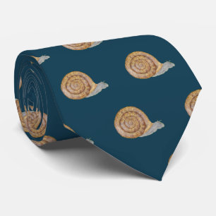 Watercolor Snail Tie