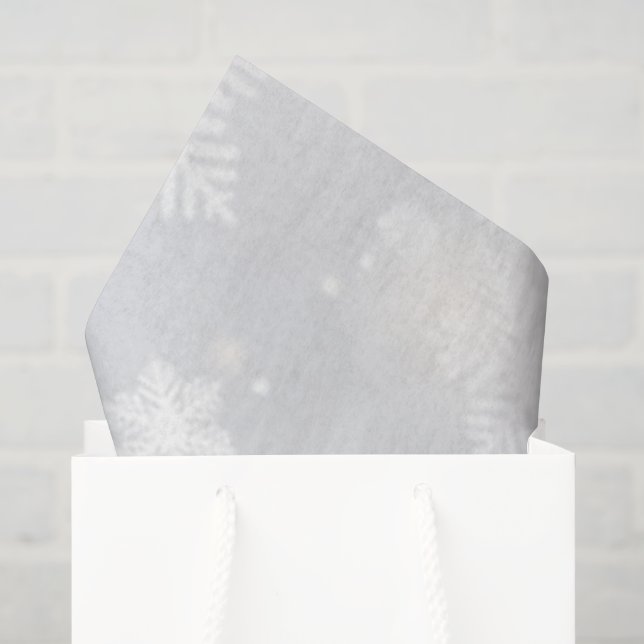 Watercolor snow  holiday   tissue paper (Gift Bag)