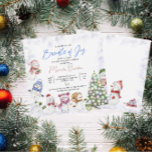 Watercolor Snowman Merry Christmas Baby Invitation<br><div class="desc">Watercolor Snowman Merry Christmas Baby Shower Winter</div>