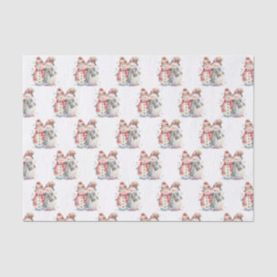 Watercolor Snowman  Tissue Paper