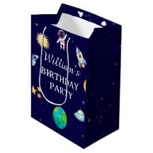 Watercolor Space Birthday Party