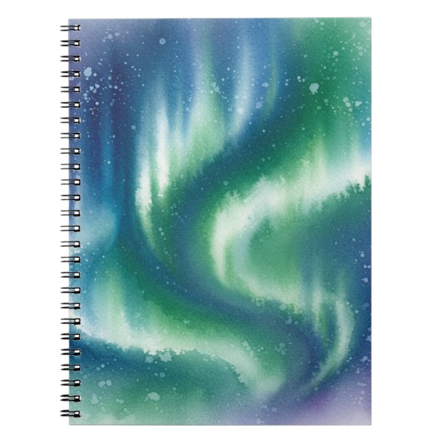 Watercolor Spiral Photo Notebook (Front)
