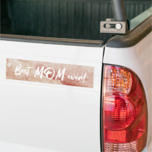 Watercolor Splash Best Mom Ever Mother's Day Bumper Sticker