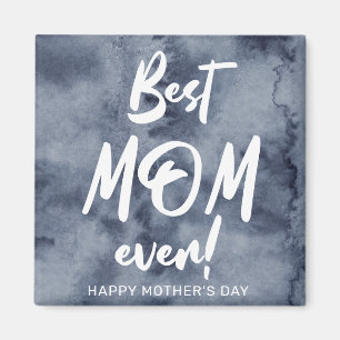 watercolor splash best mom ever mother's day magne magnet
