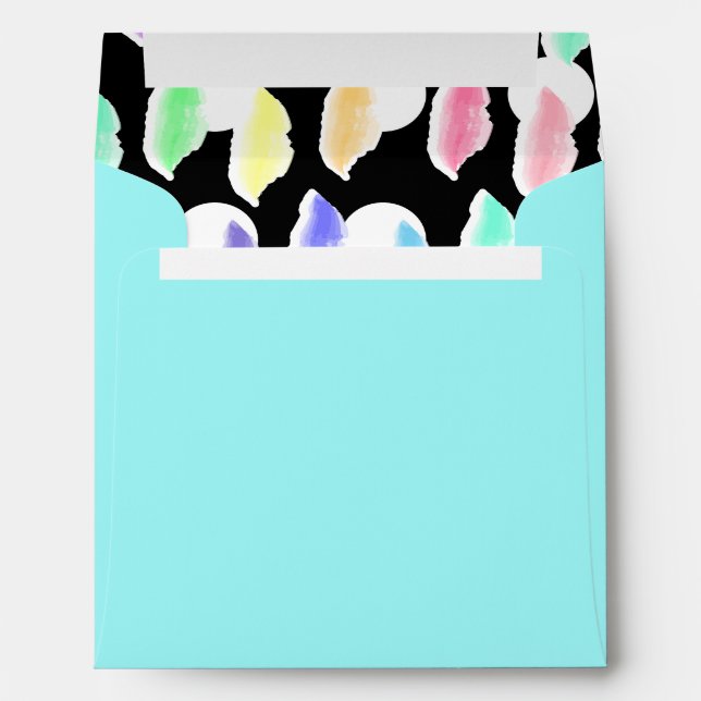 Watercolor Splash! Envelopes (Back (Bottom))