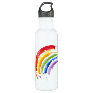 Watercolor Splash Rainbow 710 Ml Water Bottle