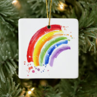Watercolor Splash Rainbow