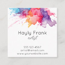 Watercolor Splash Rainbow