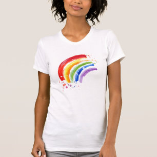 Watercolor Splash Rainbow T-Shirt