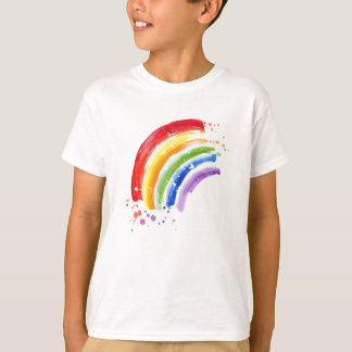 Watercolor Splash Rainbow T-Shirt