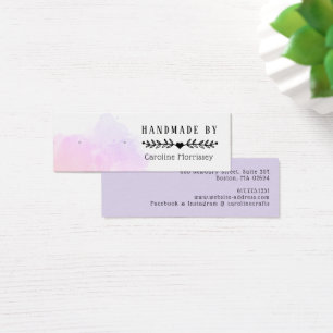 Watercolor Splash Stud Earring Display Card