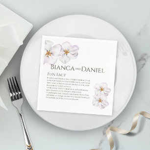 watercolor spring blossom Napkins Fun facts