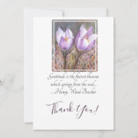 Watercolor Spring Purple Crocus