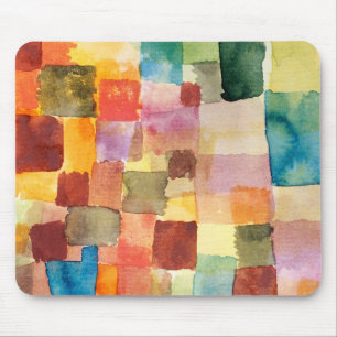 Watercolor squares - Paul Klee Mouse Pad