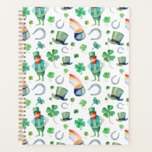 Watercolor St. Patrick's Day Pattern Planner