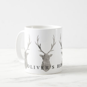 WATERCOLOR STAG COFFEE MUG