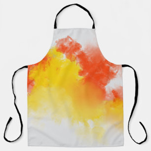 Watercolor stains paints summary apron