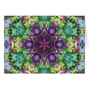 Watercolor Star Kaleidoscope