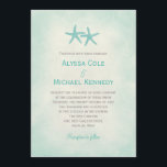 Watercolor Starfish Beach Wedding Invitation<br><div class="desc">Make your seaside nuptial one to remember with this chic Watercolor Starfish wedding collection. Custom colours and matching products are available upon request.

 View our complete Watercolor Starfish collection:


 You may also like:</div>