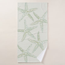 Watercolor Starfish Towel