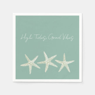 Watercolor Starfish Trio Napkin